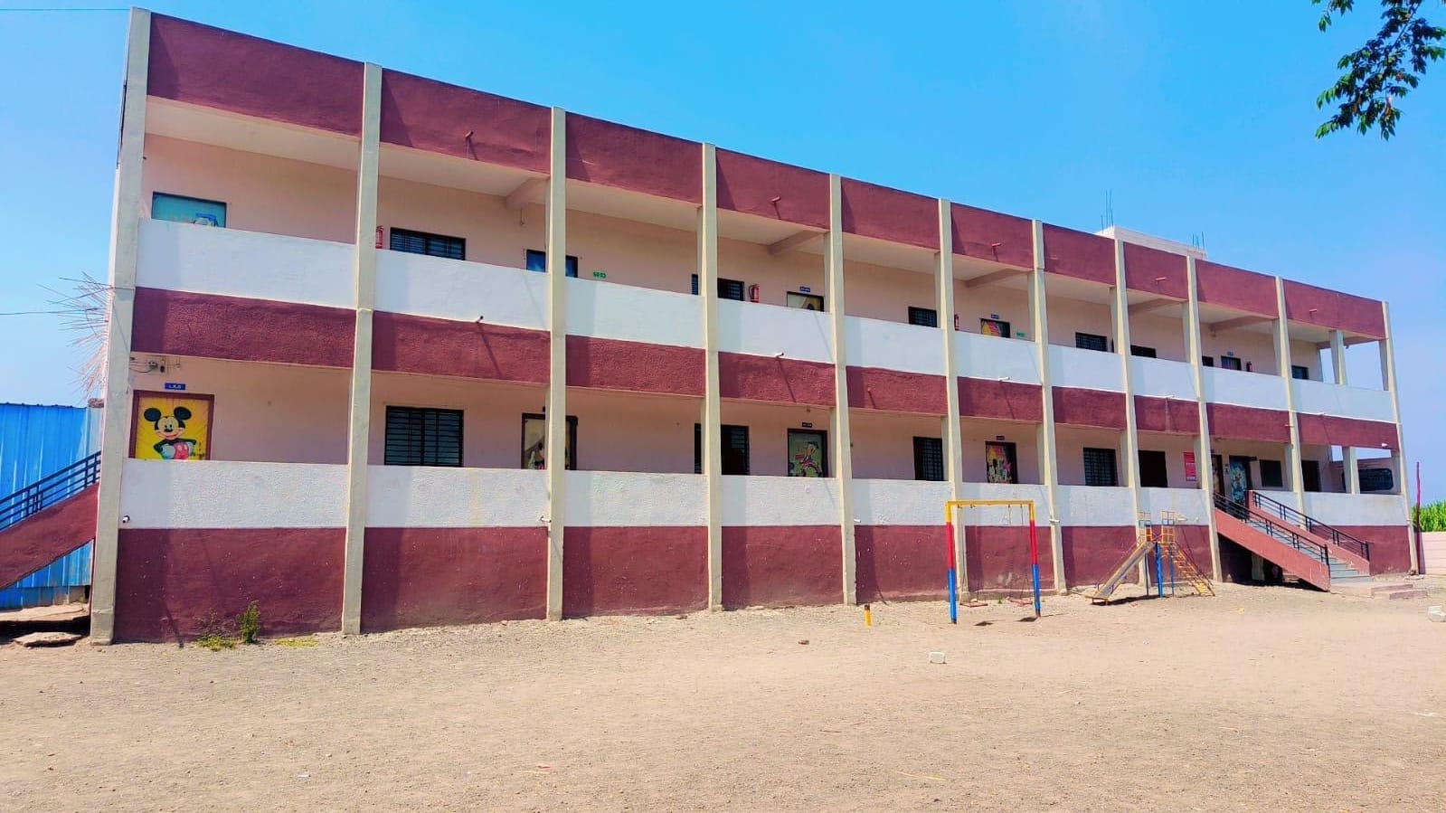 School Campus and Bus 